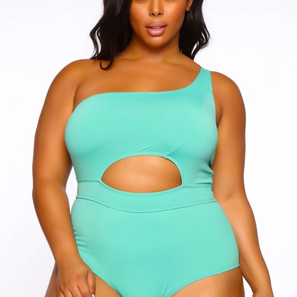 Fashion Nova Other - NWT Fashion Nova Tahiti Mami Solid One Piece Swimsuit 3X